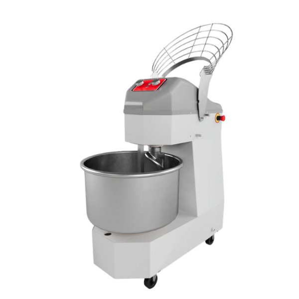 Mono Speed Spiral Dough Mixer (with Wheels) - Image 2