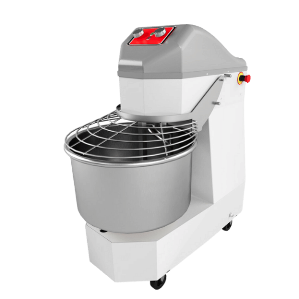 Mono Speed Spiral Dough Mixer (with Wheels)